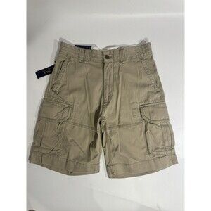 POLO GOLF RALPH LAUREN CARGO SHORTS MENS SIZE 31 KHAKI COLOR NWT
